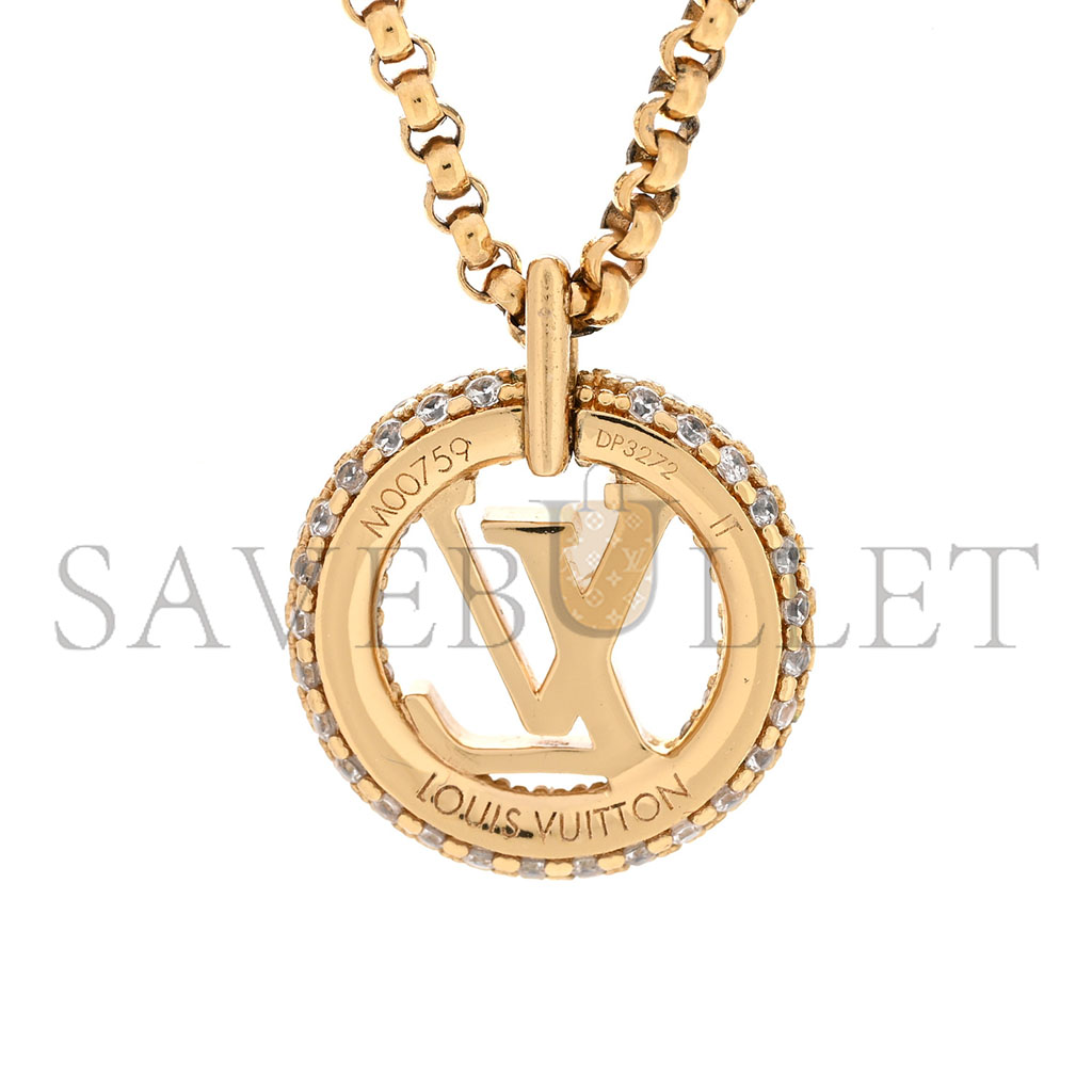 LOUIS VUITTON LOUISE BY NIGHT NECKLACE M00759